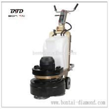 Small dry and wet concrete floor grinding and polishing machine
